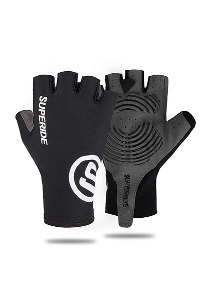 Choice XL Black SUPERIDE Gel Padded Half Finger Cycling Gloves Men Women Breathable MTB Bicycle Gloves Spor