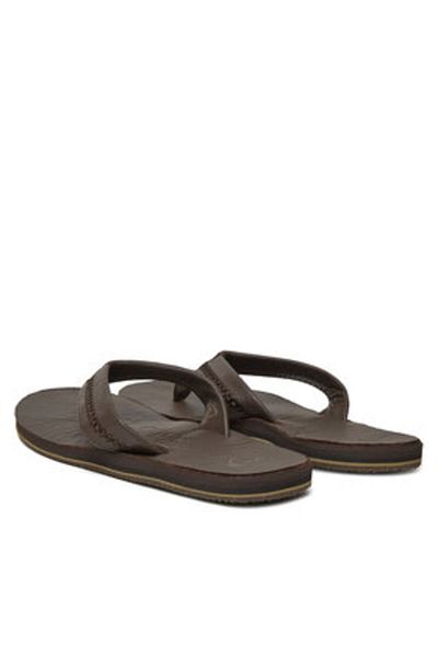Quiksilver Men's Flip-Flops brown QUIKSILVER-AQYL101302 CVJ1 BROWN 1