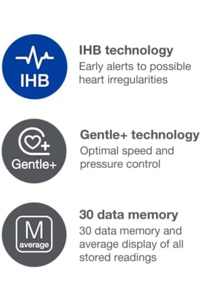 Microlife BP B1 Classic Upper Arm Blood Pressure Monitor With Arrhythmia Detection Pad Technology
