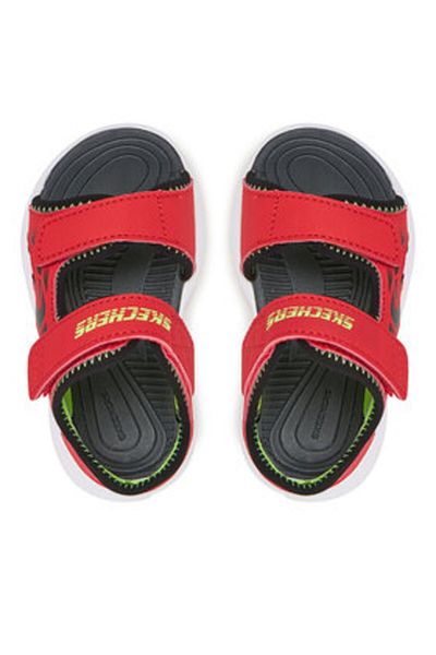 SKECHERS Boy Sandals red SKECHERS-406513N RDBK