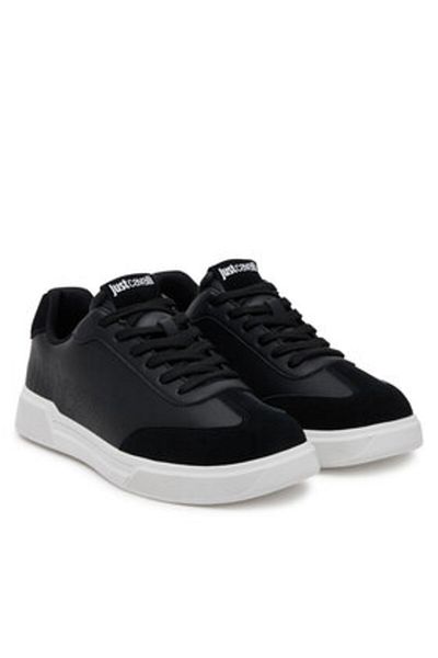 Just Cavalli Men's Sneakers black JUST CAVALLI-78QA3SB5 ZPA92 899 BLACK