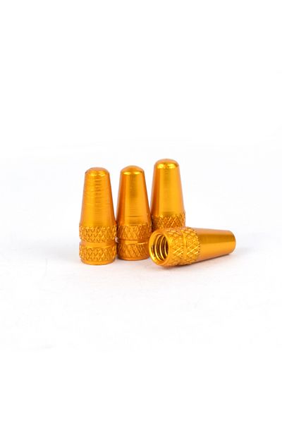 Choice 4pcs gold 4/8pcs Aluminum Alloy Bicycle Tire FV Valve Cap MTB Road Bike Covered Protector Road MTB T