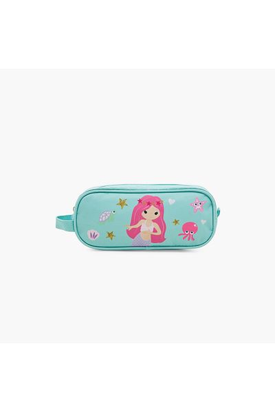 Juniors Juniors Mermaid Print Pencil Pouch with Zip Closure
