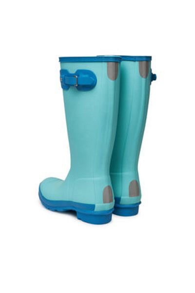 Hunter Ghete Wellington albastre pentru fete HUNTER-JFT6000RMA POOL BLUE/ BLUE BOTTLE