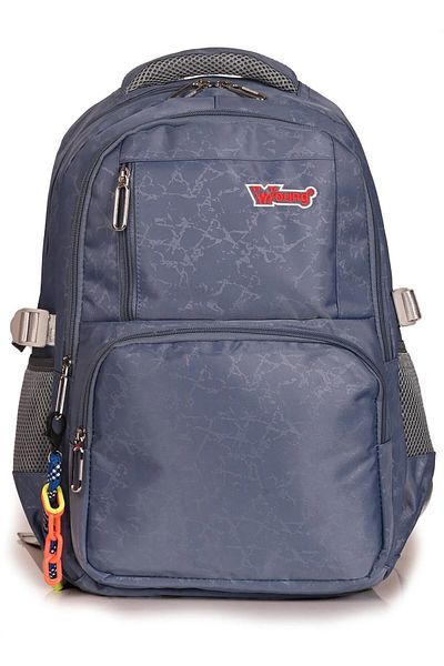 KAFF Young 51583 Navy Blue Unisex Multi-Pocket Keychain Accessory Waterproof Cover Backpack