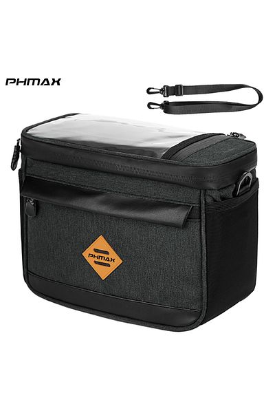 Choice P-CB-0201 PHMAX Cycling Bike Insulated Front Bag Large MTB Bike Handlebar Bag Waterproof Bag Touch S