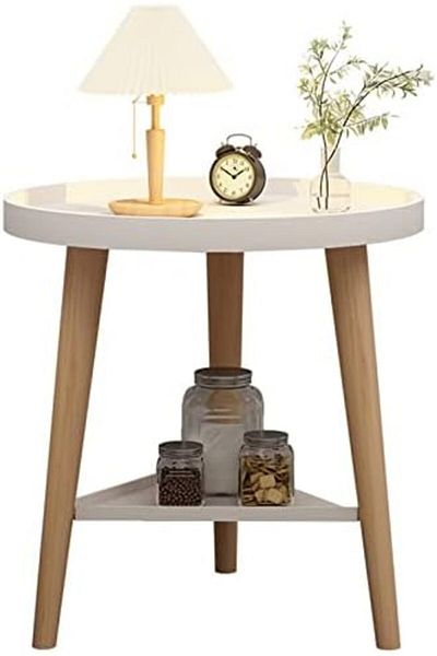 Generic Night Stand Bedside Table Double Design Coffee Table Heightened Sidewall Bedroom Furniture Triangula