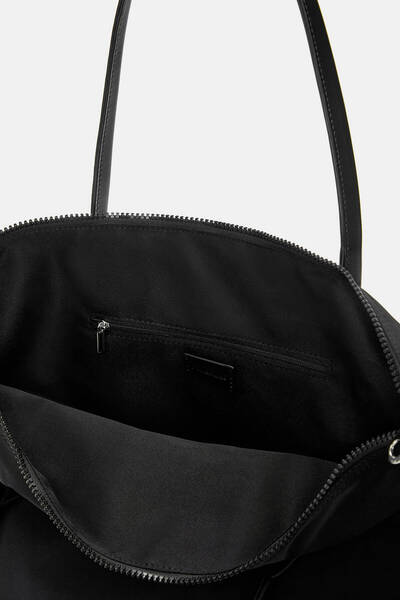 Pull & Bear Süslemeli naylon shopper çanta