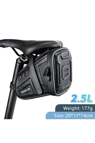 Choice BAG044 2025 NEW Waterproof Bicycle Saddle Bag MTB Road Bike Saddlebags Reflective Striped Bicycle To