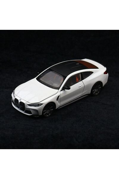 Marsel oyuncak 1:23 M4 G82 M4 Supercar Alloy Diecasts Sound and Light White