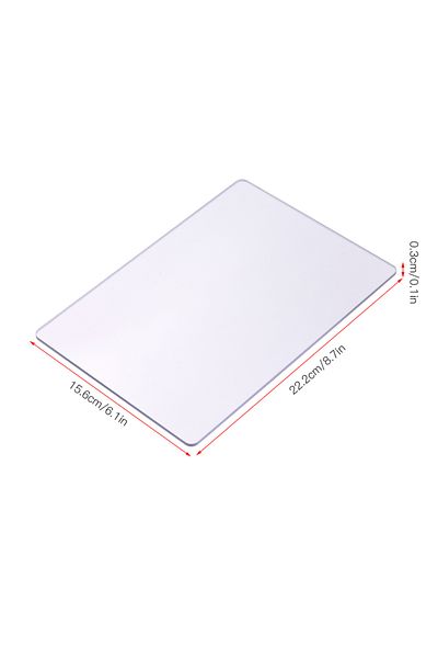 Choice 2pcs 2pcs Transparent Cutting Pad Accessory Durable PC Material Plate 3mm Thickness Replacement Pad