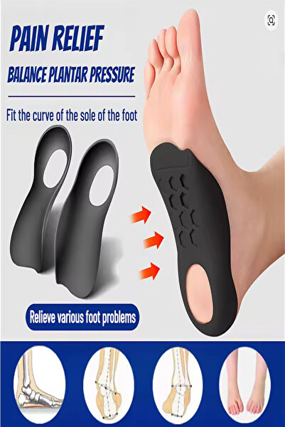 Tor Store Düz Taban Desteği Ortopedik Ortez Tabanlık Esnek Düz Ayak Kemeri Dü...