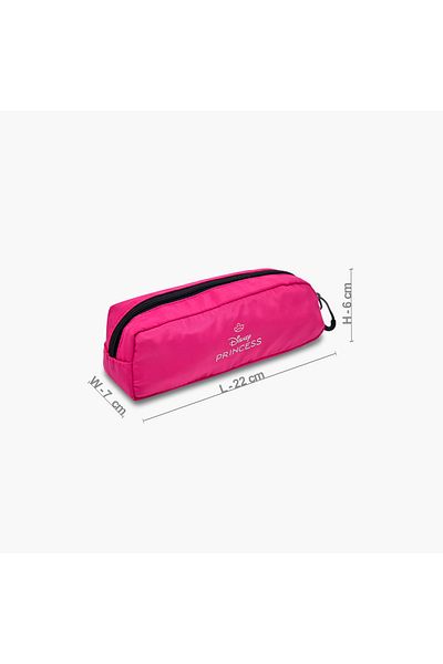 Disney Princess Print Pencil Pouch with Zip Closure