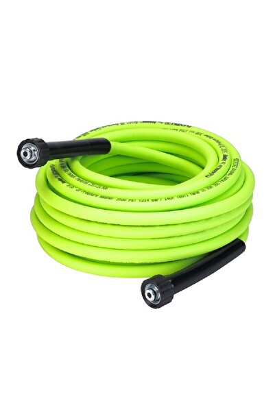 Flexzilla خرطوم غسالة الضغط المرن الممتاز M22 باللونين الأخضر والأسود بطول 50...