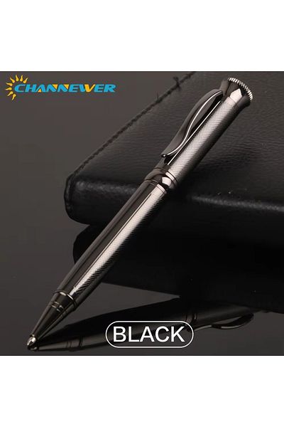 Choice Style B Black STONEGO Capless Ballpoint Pen, Simply Twist Roller Ball Pen Black Gel Ink Medium Point