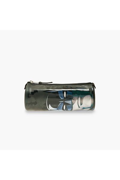 Warner Bros Batman Print Pencil Case with Zip Closure