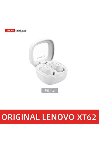 LENOVO XT62 white Lenovo Original XT62 Earphone Bluetooth 5.3 Wireless Earbuds Low Latency Headphones Mini