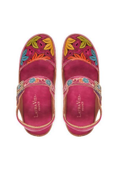 LAURA VITA Sandale roz pentru femei LAURA VITA-DORRY 11 FUSHIA