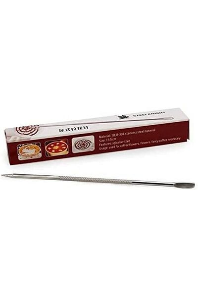 Generic 2pcs MIBRU Coffee Art Pen, 1pcs Premium Stainless Steel Sewing Needles