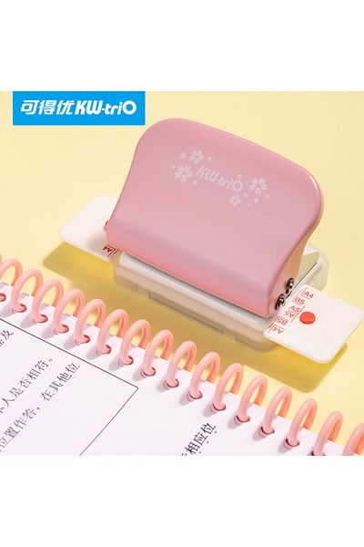 Choice Pink KW-Trio 99h9 6-Hole Punching Machine 26 30 Hole Punching Machine A4 B5 Hole Punching Machine, S