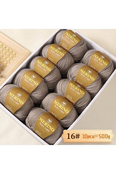 Choice 16 Camel Color 500g High-Quality Wool Yarn, 212 Medium-Fine Alpaca Yarn, Suitable for Autumn and Win