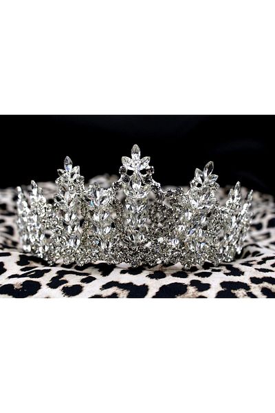 Brand. Luxury Crystal Bridal Tiara – Elegant Rhinestone Crown for Weddings, Pageants, and Special Occasions