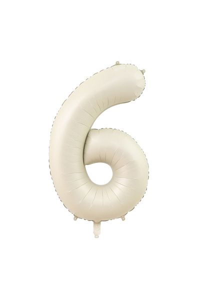 Choice Number 40inch 40 beige 6 40 Inch Beige Cream Caramel chocolate Color Retro Number Balloon 123456789