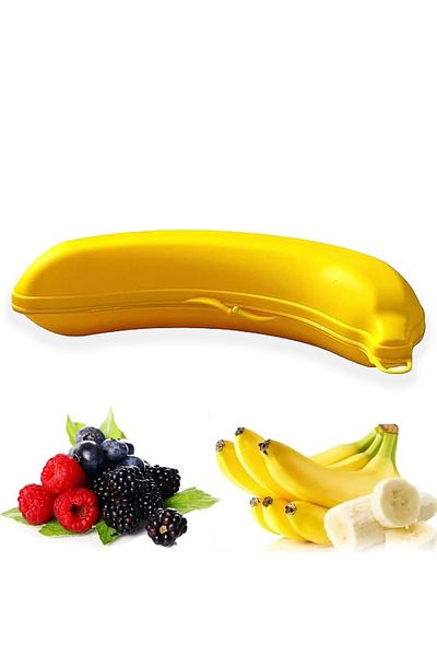 Beatitude Banana Storage Container Portable Ration Food Box Student Employee Athlete Nuts Fruit Storage Container