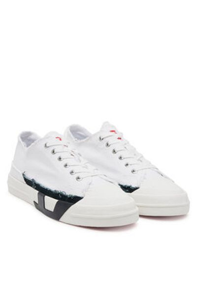Diesel Men's Sneakers white DIESEL-Y03504PR012 HA686 BRIGHT WHITE/BLACK