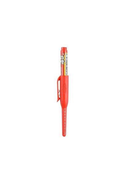 Choice red pen 1pc 45mm Waterproof Deep Hole Marker Pens Long Nib Head Carpenter Pen Black/Blue/Red Ink for