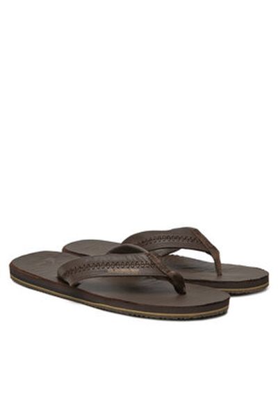 Quiksilver Men's Flip-Flops brown QUIKSILVER-AQYL101302 CVJ1 BROWN 1