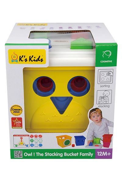 K’s Kids Owl! The Stacking Bucket Family