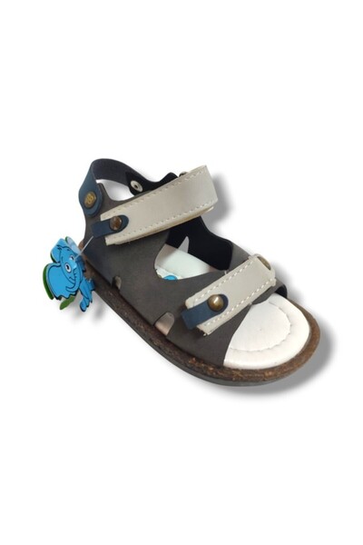 ŞİRİNGENÇ Şirinbebe 1654-20 Αγορίστικα Σανδάλια με Διπλό Velcro και Πόρπη, Κα...