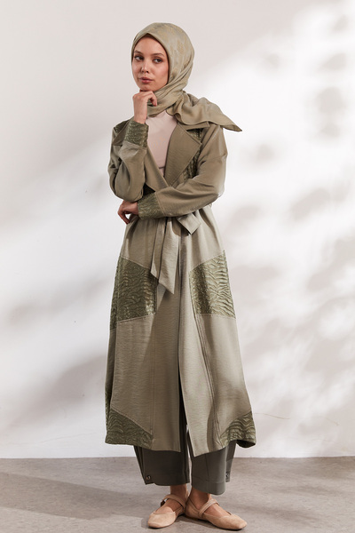 Setrms Organze Kombinli Pardösü