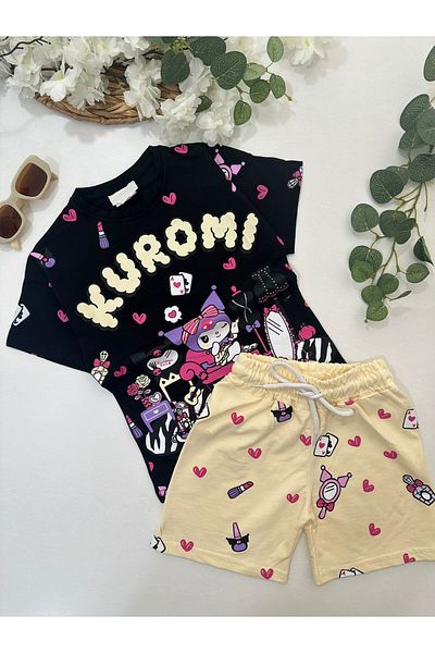 ChibuumKids GIRL'S SHORTS SET