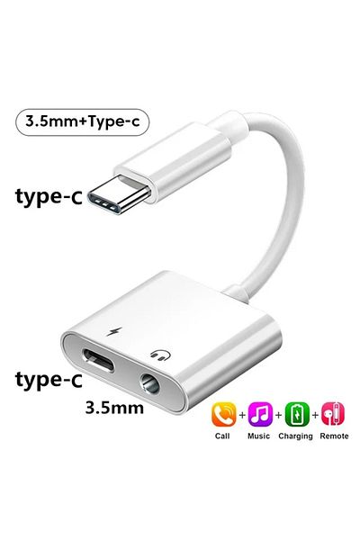 Choice USB C-3.5mm Type C 2-in-1 Audio Adapter USB C to 3 5 mm Jack Type-C Charging 3.5mm Aux Cable For Sam