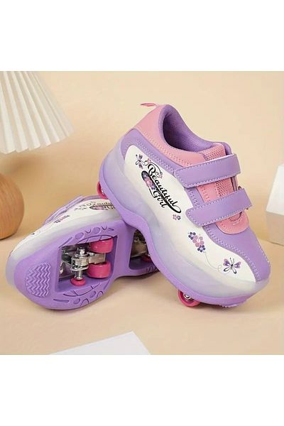 rexa Adjustable Roller Skates with 4 Wheels Professional Skating Shoes Comfort Skate Shoes