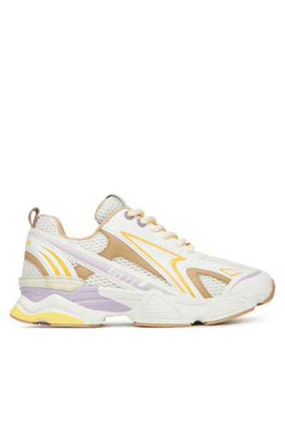 Steve Madden Women's Sneakers white STEVE MADDEN-SM19000122 WYL WHITE / YELLOW LAVENDER