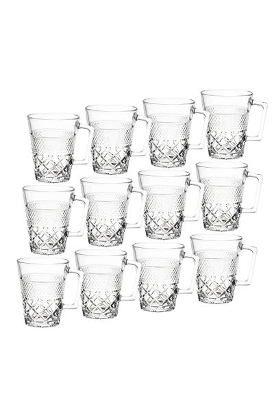 Dania 200ml clear and pure heat-resistant glass tea cup set