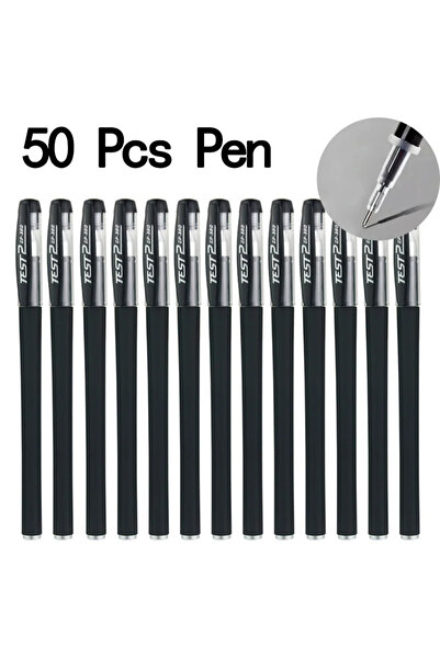 Choice 50 Black Pen-A 20/50 Pcs Gel pens Set Black Blue Red Refill Gel School...