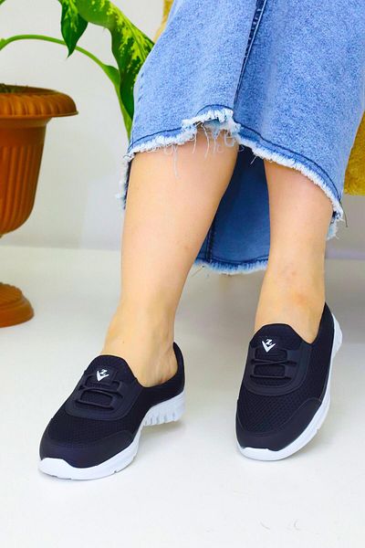 Nubbock Women's Navy Blue Mesh Daily Comfortable Sports Shoes Nk4070