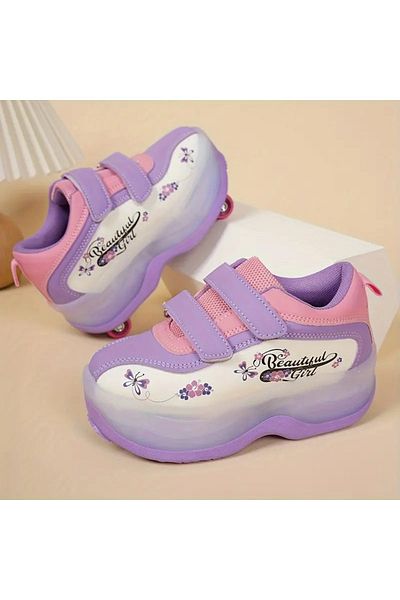 rexa Adjustable Roller Skates with 4 Wheels Professional Skating Shoes Comfort Skate Shoes
