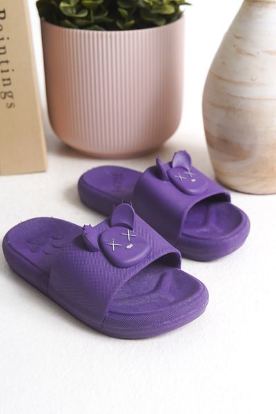 JAKJOUR Girl's Slippers Lilac Non-Slip Sole Animal Figured Daily Comfortable Useful Sports