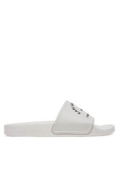 Karl Lagerfeld Women's Flip-flops white KARL LAGERFELD-KL80908A VT1 OFF WHITE RUBBER