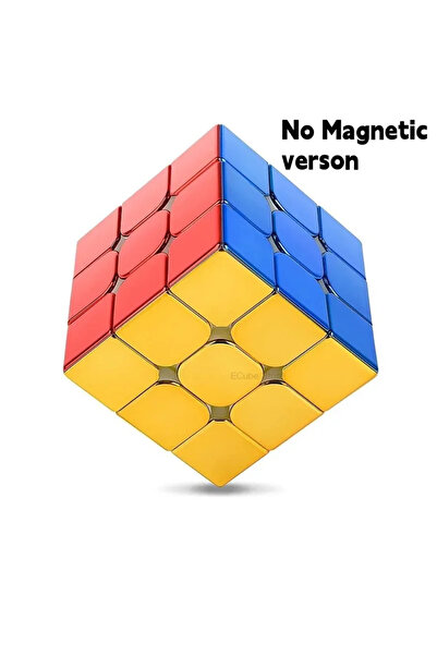 Choice No Mag [ECube] SengSo Electroplating 3x3 Magnetic Golden Cubo Magic Cube Puzzle Speed Cube M3 3x3x3