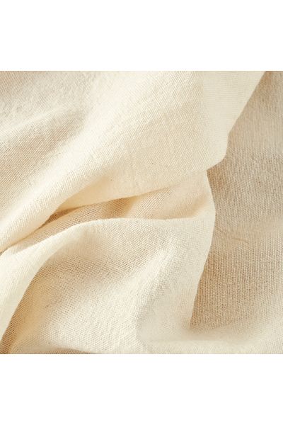 Bella Maison مفرش طاولة شرابة زيتون قطن 100% كريمي (150x250 سم)
