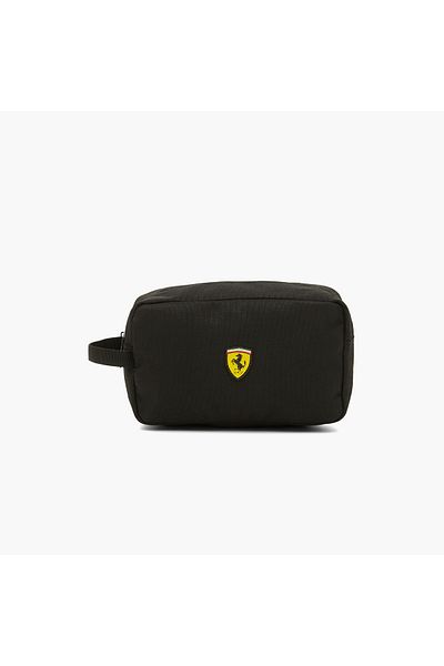Ferrari Solid Pencil Pouch with Zip Closure