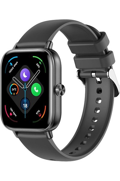 X.Cell Xcell Apollo W5 Smartwatch, 1.85" HD Display, Bluetooth Calling, Magnetic Charging, Heart-Rate/BP/Sp