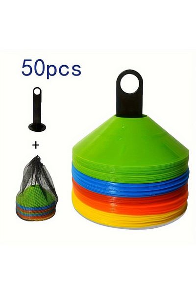 Choice 50Pcsstoragebagshelf Thickened Wear-Resistant Sign Disc Training Auxiliary Equipment Roadblock Round