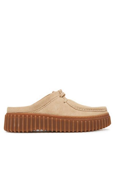 CLARKS Women's Flip-flops beige CLARKS-26181197 N32 ECRU SUEDE